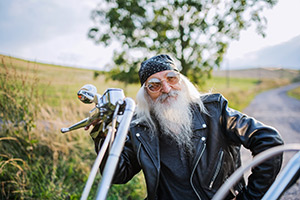 Motociclistas mayores de 50 años